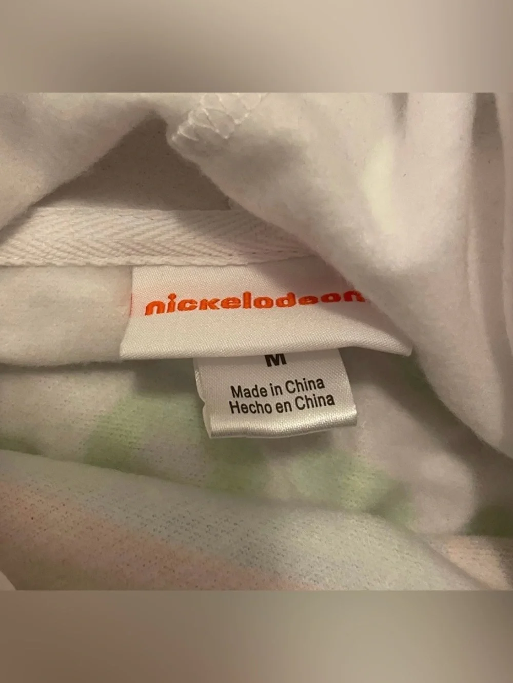 Nickelodeon White Hoodie with Multicolor Rugrats Graphic